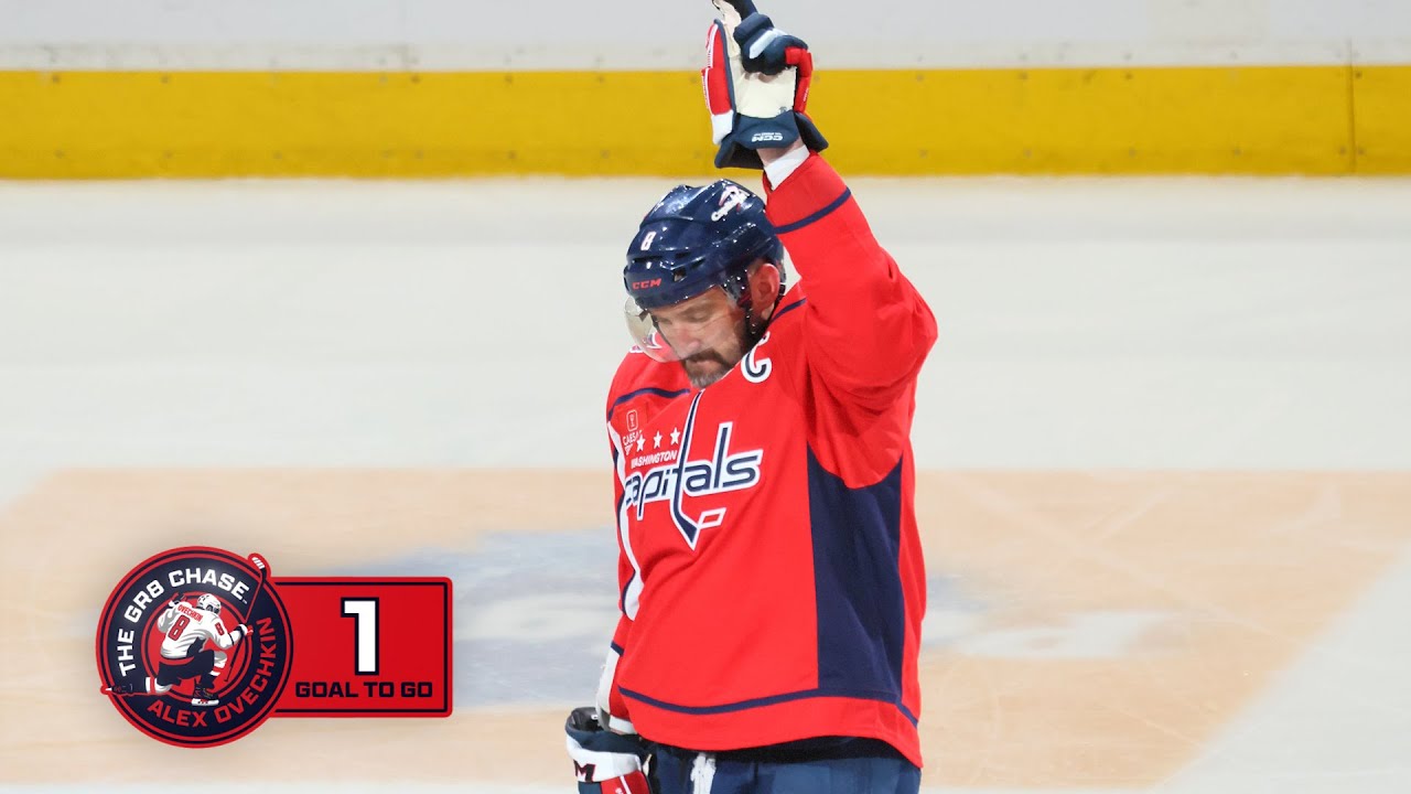 Ovechkin TIES Gretzky with his 2nd of the night! #thegr8chase