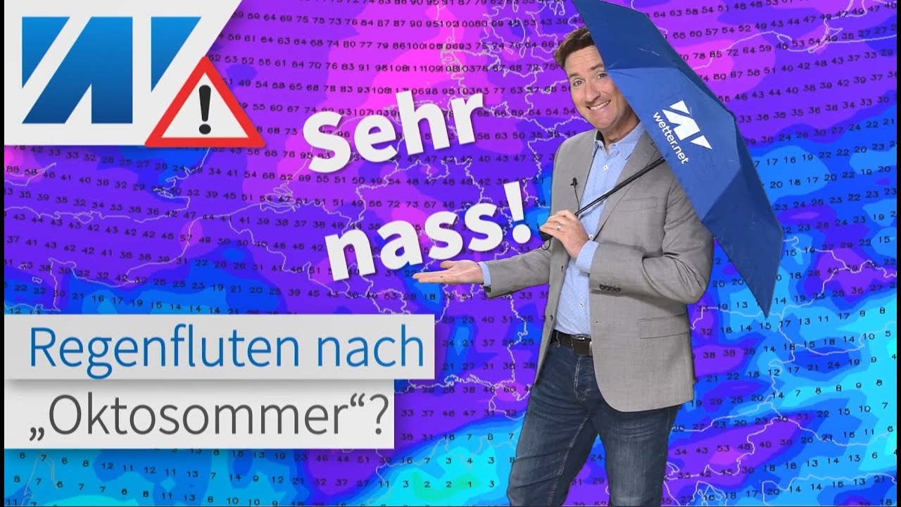 Wann kippt der "Oktosommer" in Deutschland wieder? Regenfluten nach Sonnenschein und 25 °C!