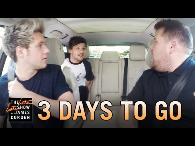 One Direction Carpool Karaoke: 3 Days to Go
