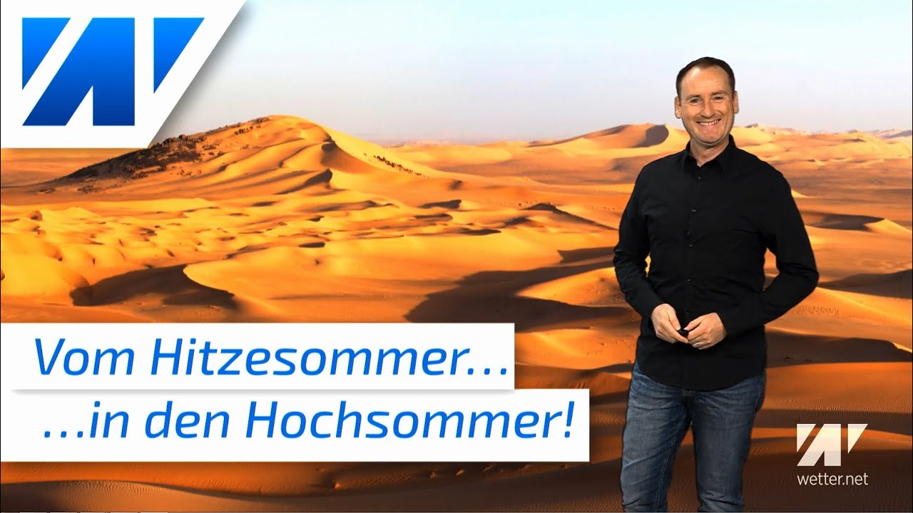 Sahara-Hitze pausiert! Neuer Hitze-Wulst im Anmarsch. Der August ist 5 Grad zu warm.