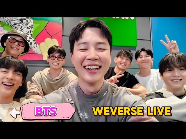 [ ENG SUB ] 🔴 BTS Weverse Live || OT7 Live  || BTS || (01-07-2025)