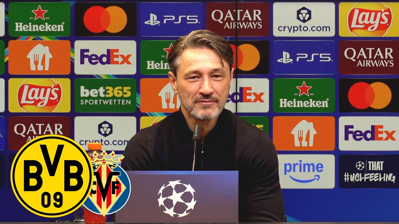 Kovac: „Über 90 Minuten eine konzentrierte Leistung!“ | PK nach BVB-Villarreal 4:0