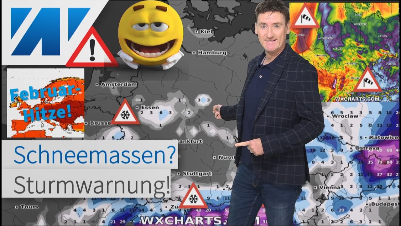 Achtung: Sturm- und Orkanböen statt Schneemassen! Totalausfall beim Winter, Rekordwärme im Januar!