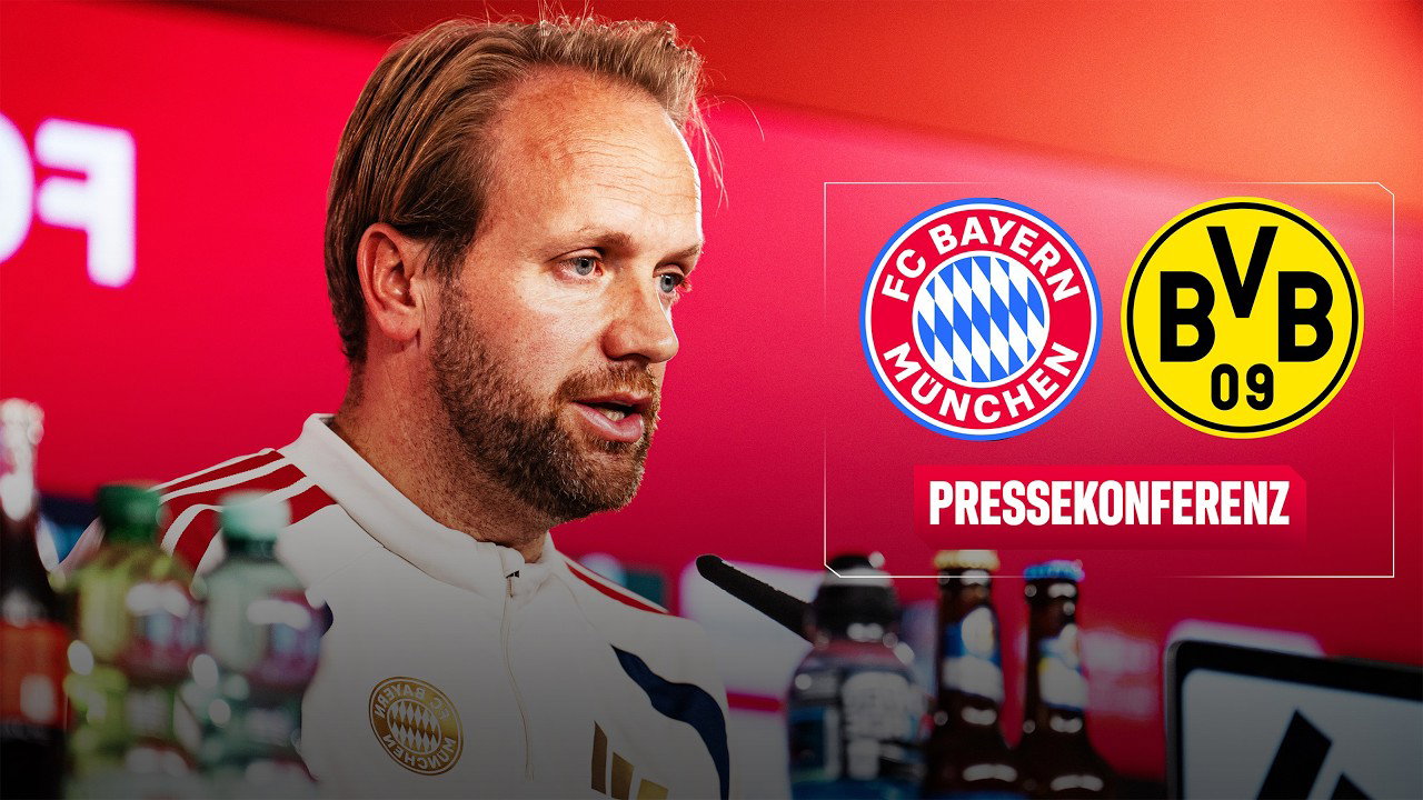 Pressekonferenz vor FC Bayern - Borussia Dortmund | 8. Spieltag Bundesliga