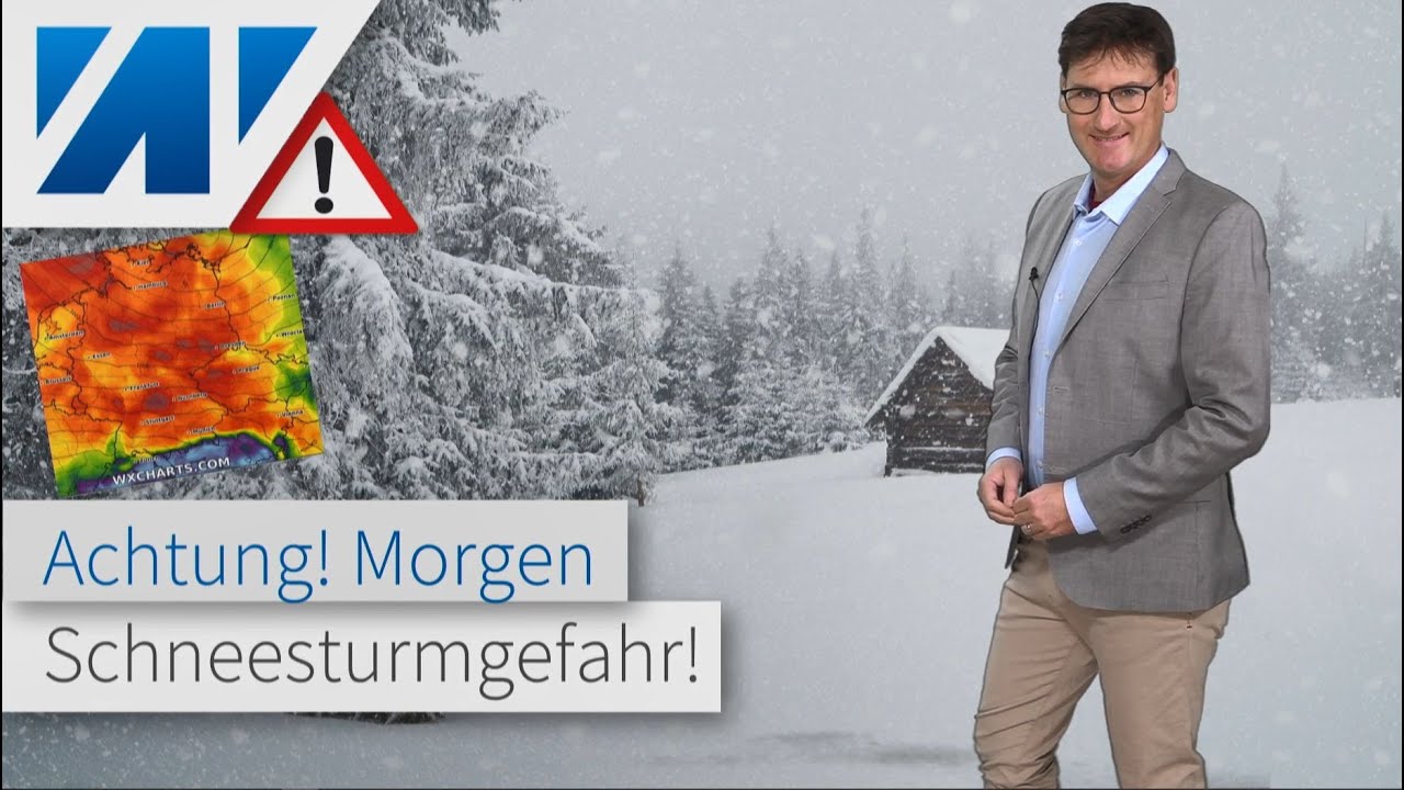 Wetterwarnung: Schneesturm, Tauwetter, Regen, Sturmböen! Ab Donnerstag neue Kälte! Berglabdwinter.