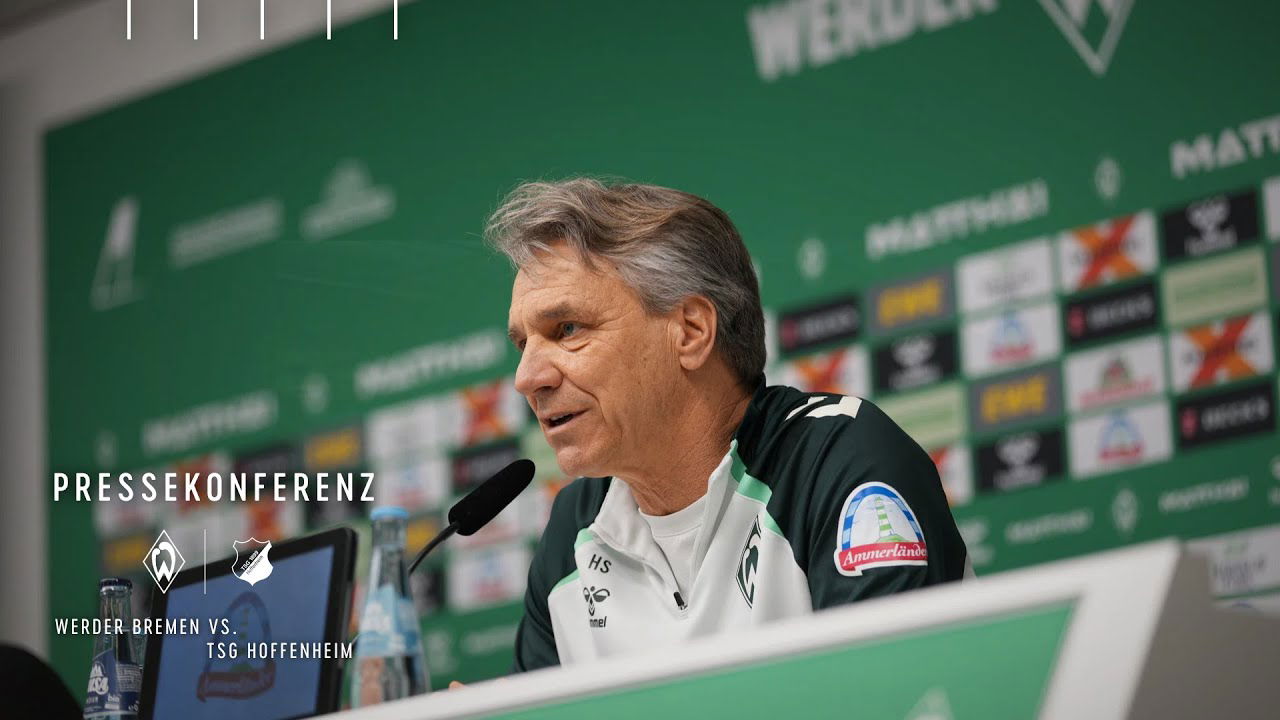 Pressekonferenz mit Horst Steffen vor Hoffenheim I SV Werder Bremen vs. TSG 1899 Hoffenheim