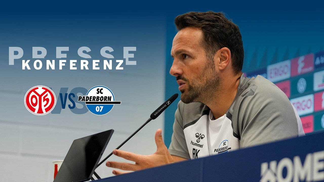Pressekonferenz zu unserem ersten Saisonspiel beim FSV Mainz 05