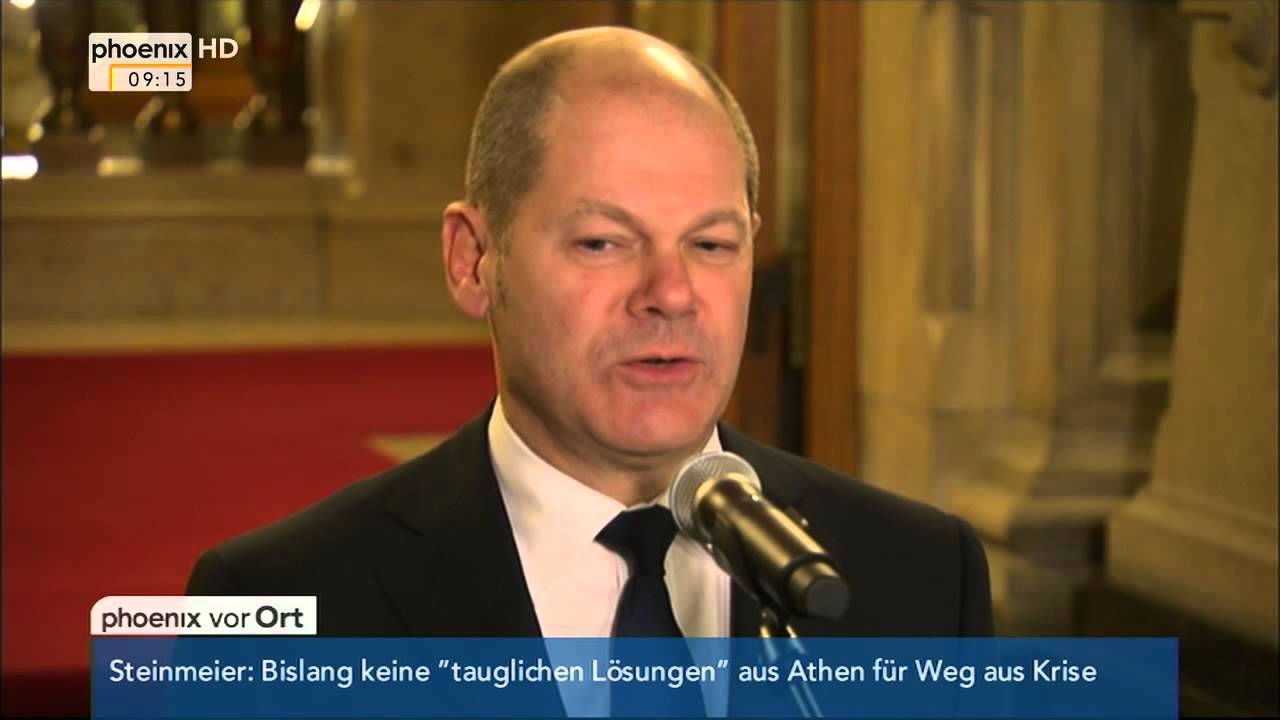 Olympia-Bewerber Hamburg: Statement von Olaf Scholz am 17.03.2015