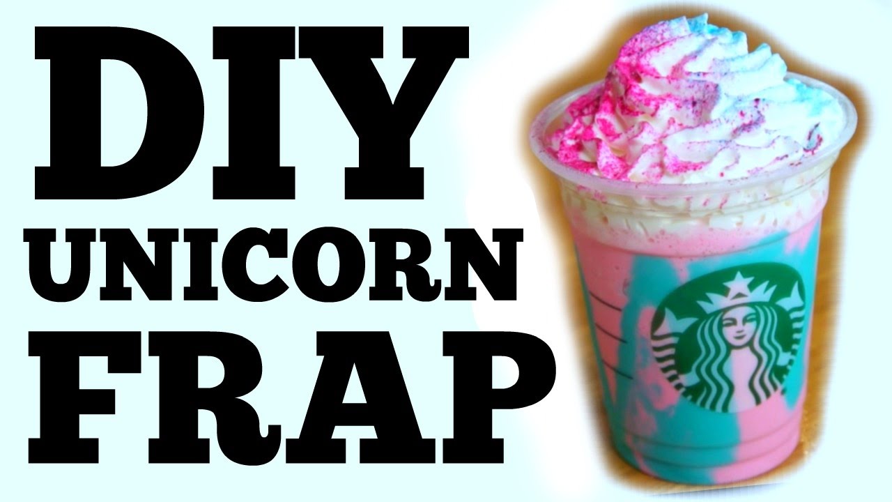 DIY UNICORN Frappuccino