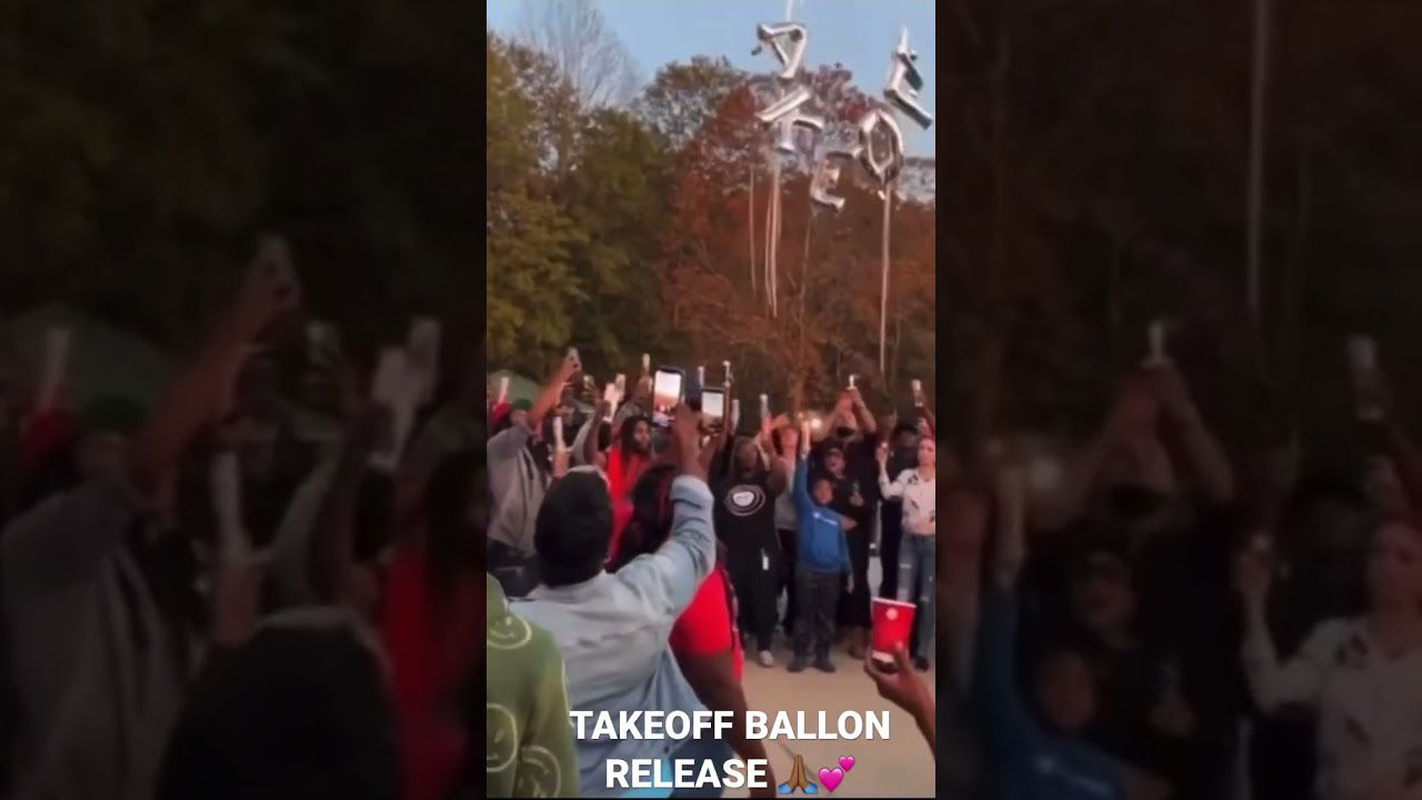 TAKEOFF BALLOON RELEASE FROM FAMILY/FRIENDS #shorts