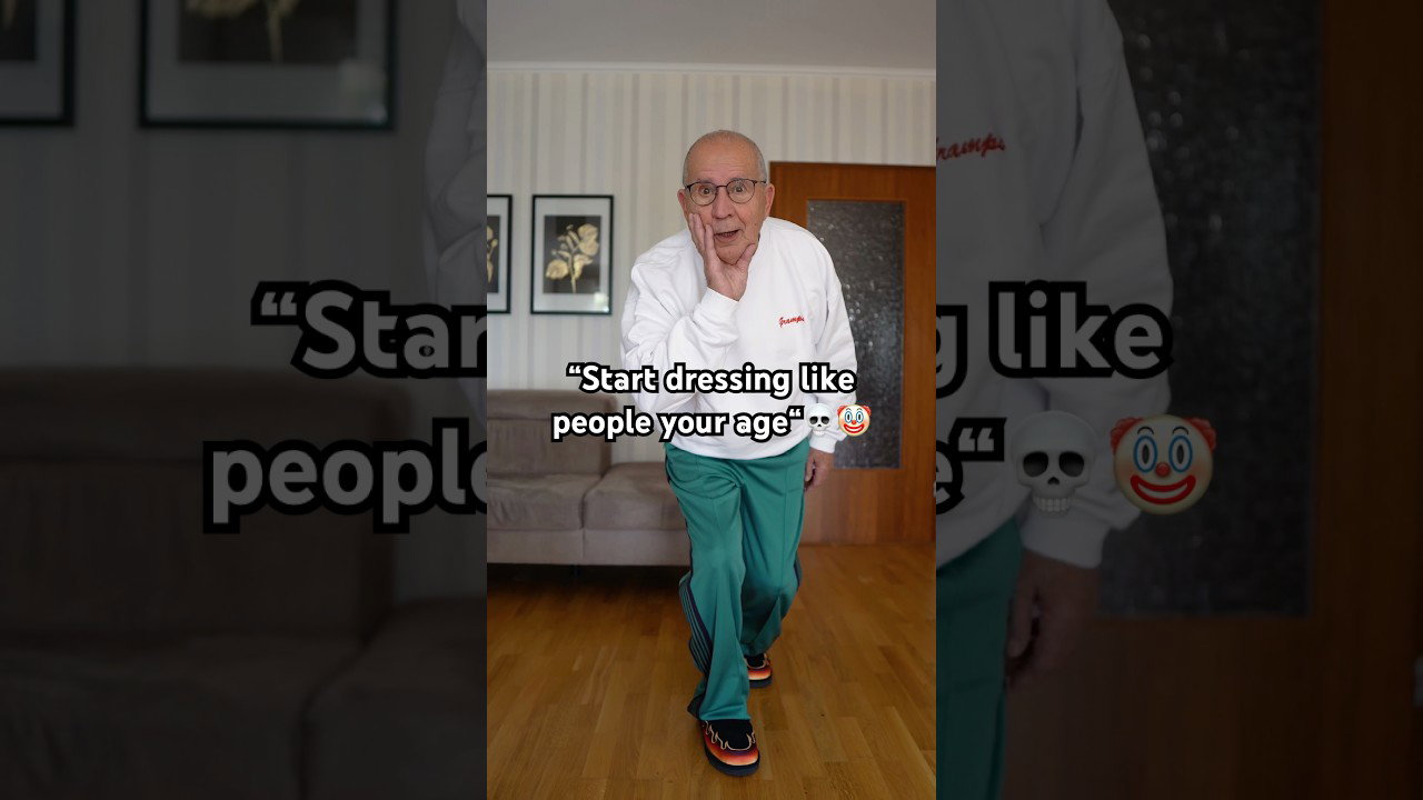 Never too old🔥👴🏻 #gramps #trend #fashion #streetwear #fun #cool #viral #clothes #grandpa #opa