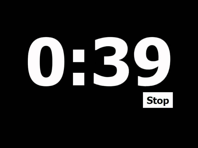 1 Minute Countdown Timer