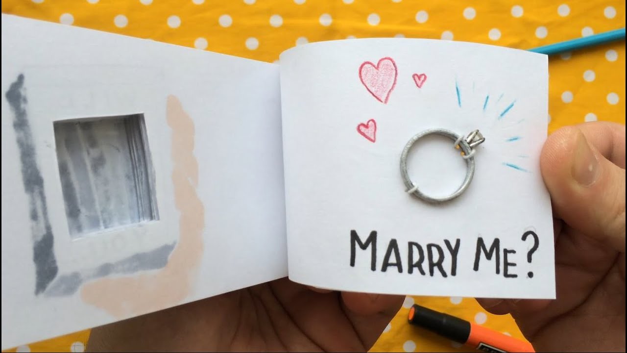 Flipbook Proposal with Hidden Engagement Ring Compartment (ORIGINAL)