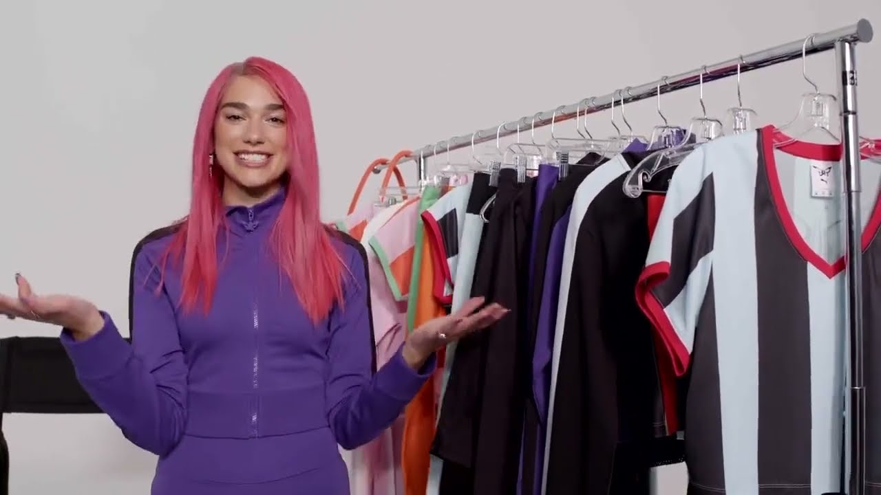 Dua Lipa behind the scenes for her PUMA FLUTUR drop 2