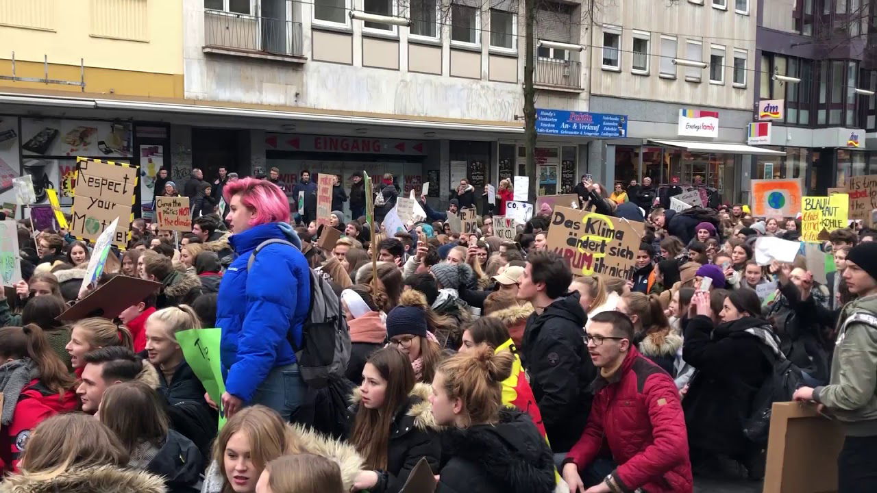 "Fridays for Future"-Demo in der Mannheimer Innenstadt