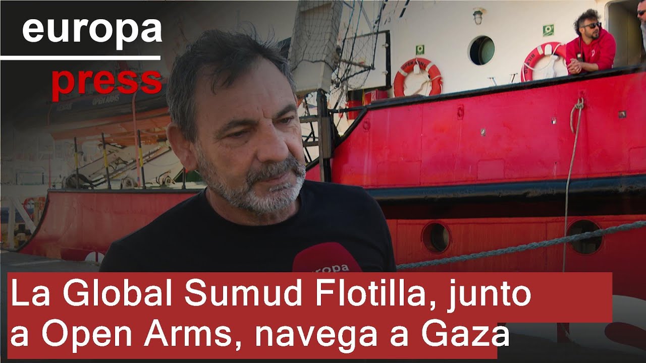 La Global Sumud Flotilla, con la participación de Open Arms, zarpa rumbo a Gaza