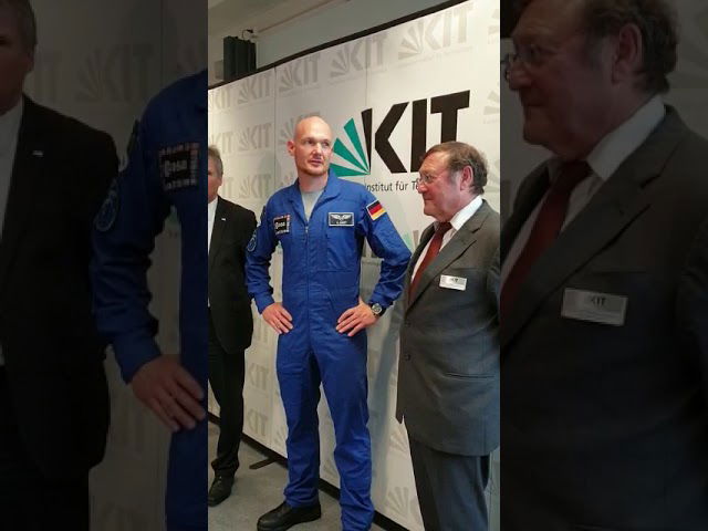 Alexander Gerst am KIT: "Will kein Popstar sein!"