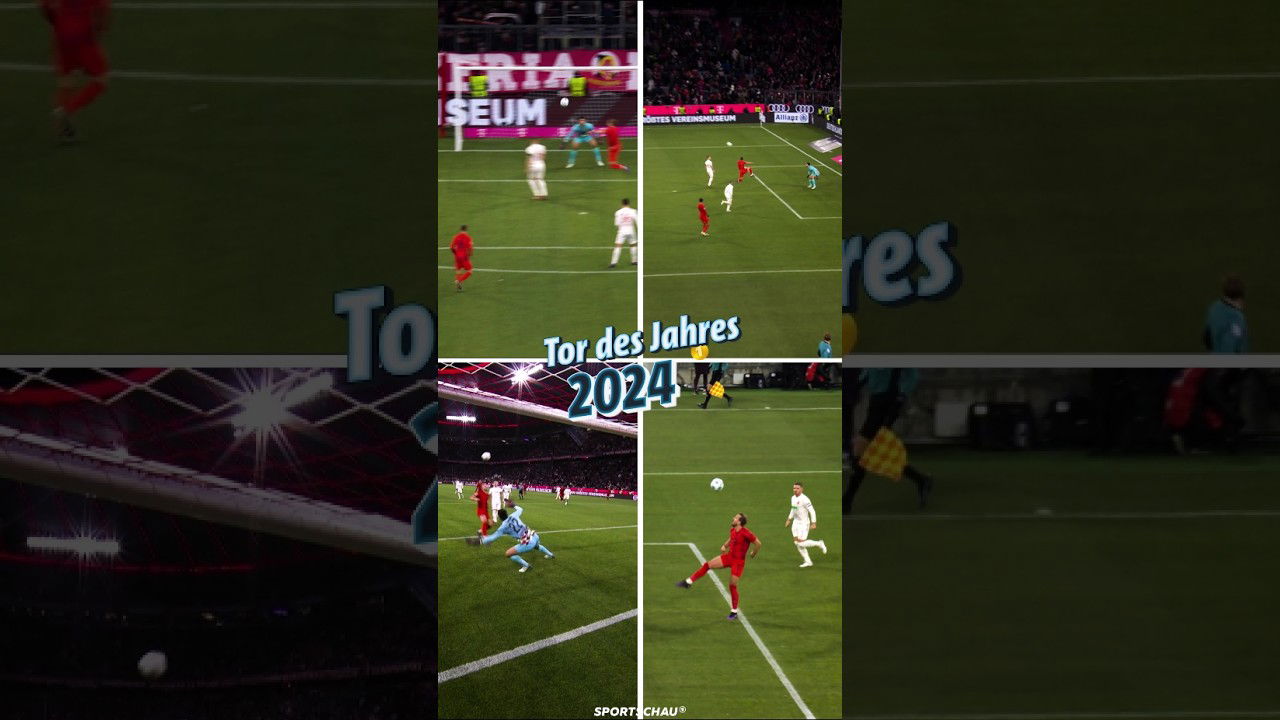 Harry Kane schießt Tor des Jahres 2024 | Sportschau #shorts