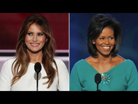 Comparing Melania Trump and Michelle Obama's speeches
