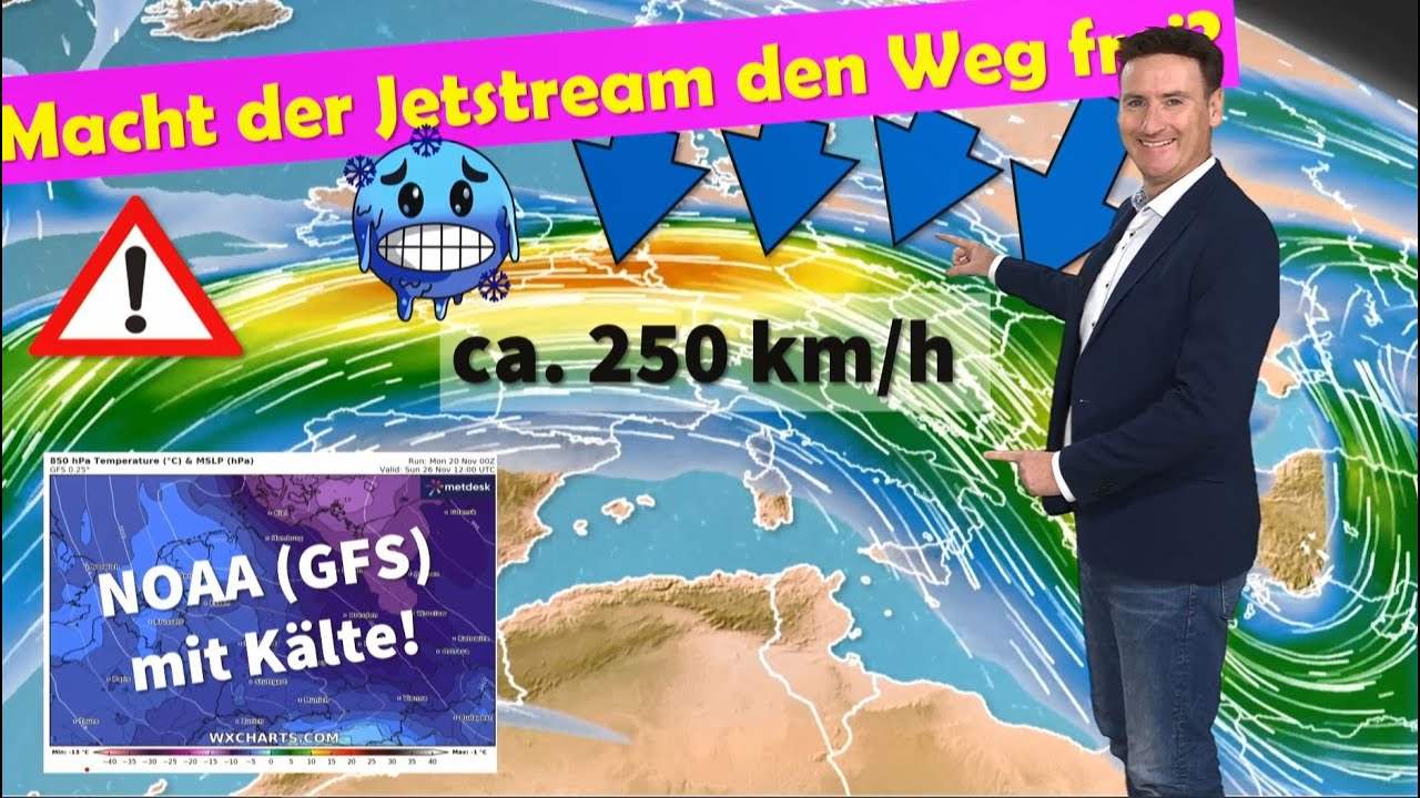 Mit 250 km/h zum Arctic Outbreak? NOAA will kalte Nordlage! Öffnet der Jetstream das Polarluft-Tor?