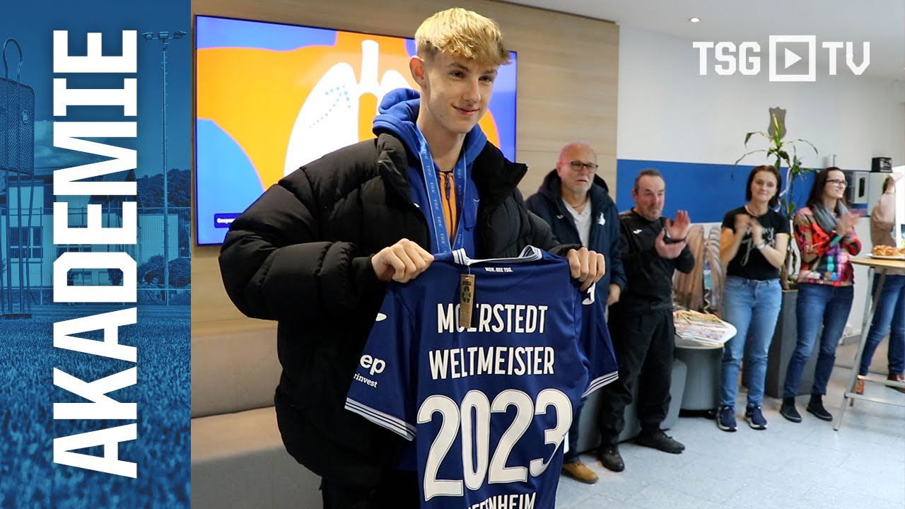 "Schön wieder hier zu sein" | U17-Weltmeister Max Moerstedt ist zurück!