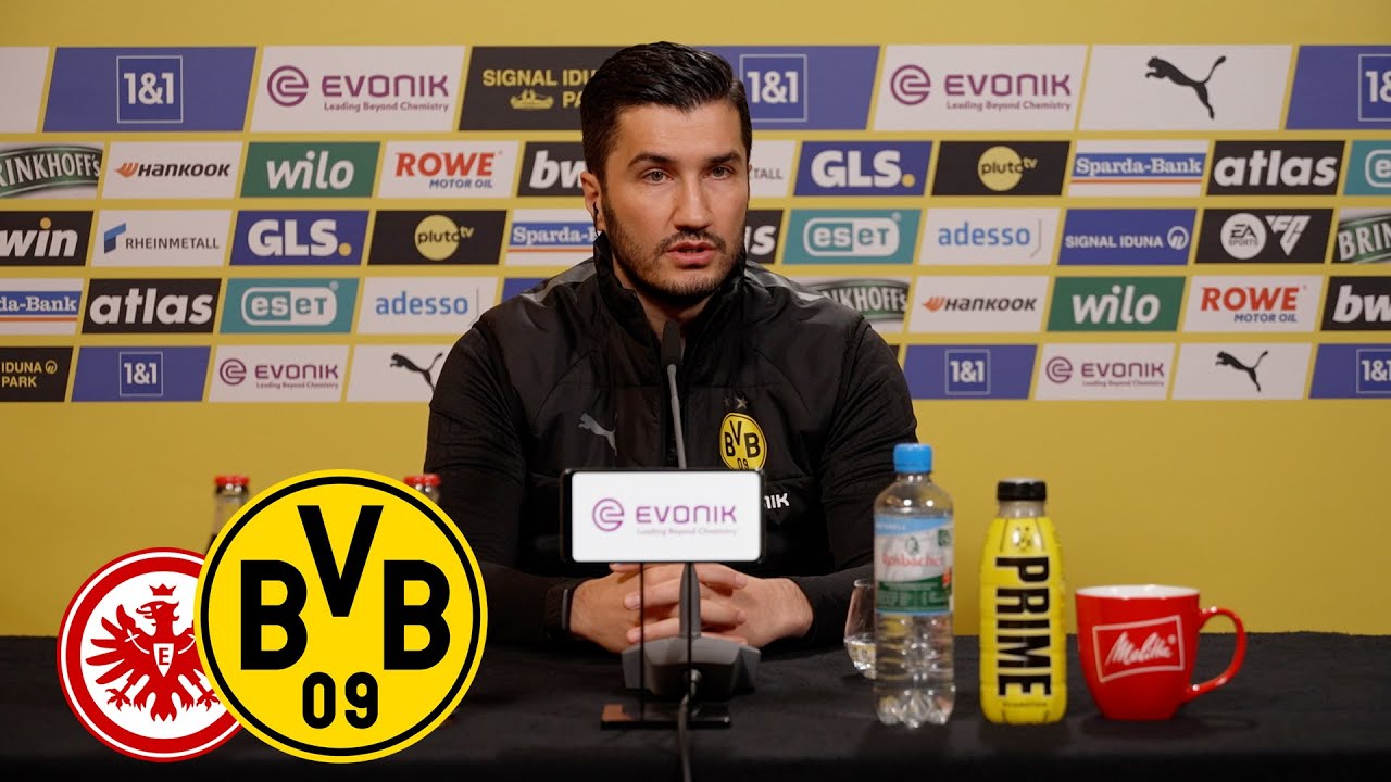 „Bis auf Süle stehen alle zur Verfügung“ | PK mit Nuri Sahin | Eintracht Frankfurt – BVB