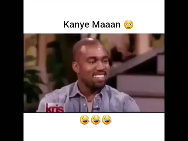 Kanye West Smiles then gets mad