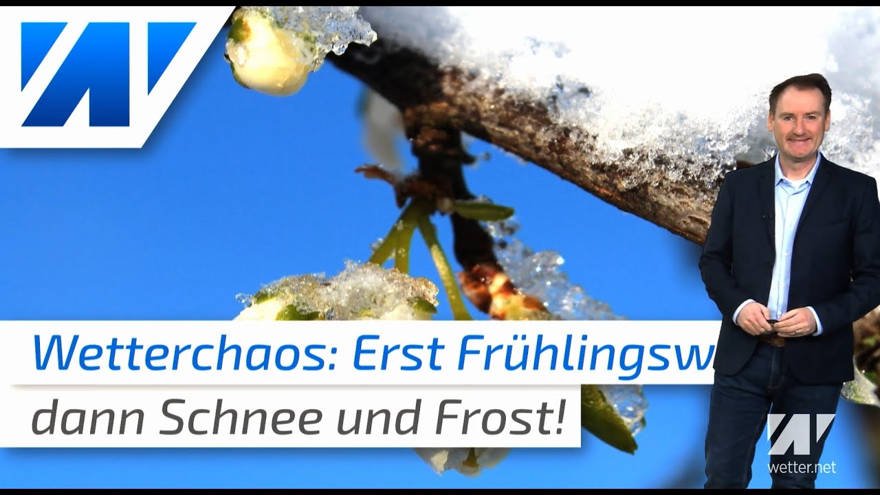 Polarluft peitscht Frühling aus Deutschland! Erst 21°C, dann wieder Nachtfrost und Schneeflocken!