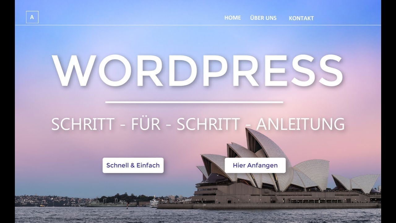 Wordpress Website Erstellen -2020- Tutorial in 20 EINFACHEN Schritten | (Deutsch|German)