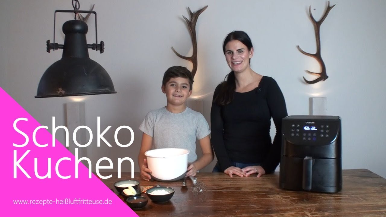 Schokokuchen Schokoladenkuchen Heißluftfritteuse Cosori Airfryer