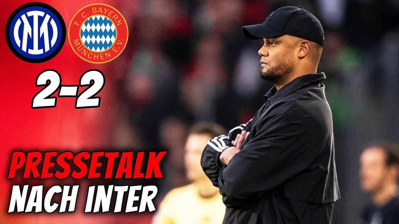 🔴 Pressetalk nach Inter Mailand - FC Bayern | Champions League