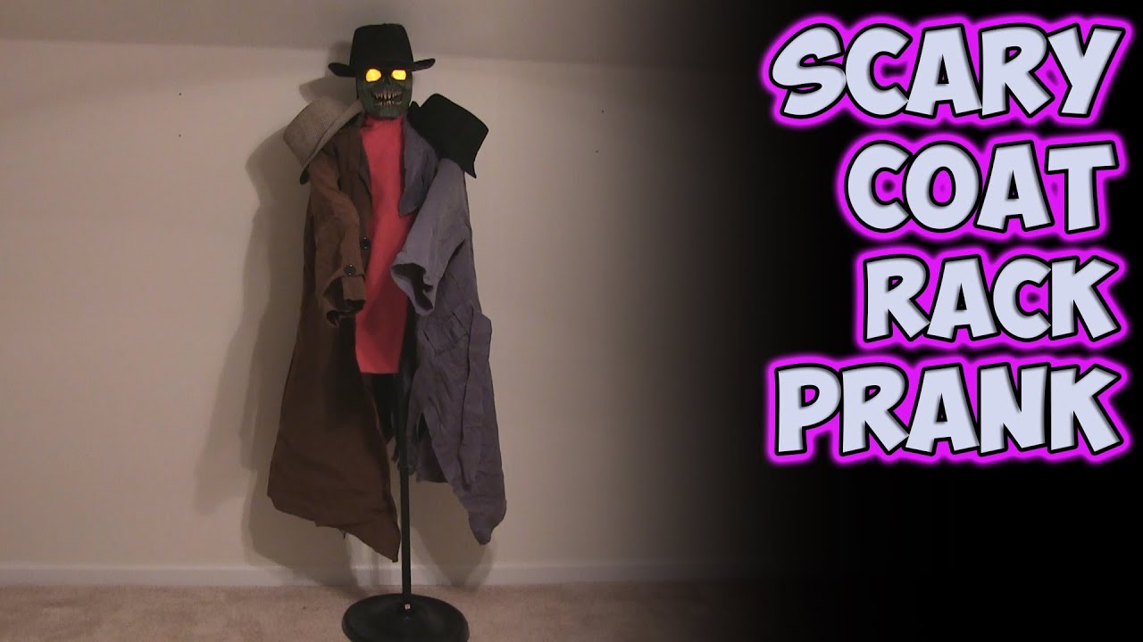 Scary Coat Rack Prank
