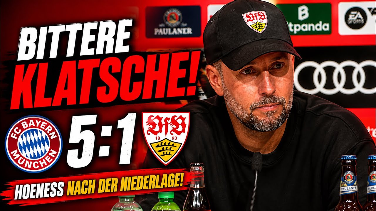 BITTERE 5-1-KLATSCHE! Hoeneß spricht nach dem Bayern-Debakel Klartext
