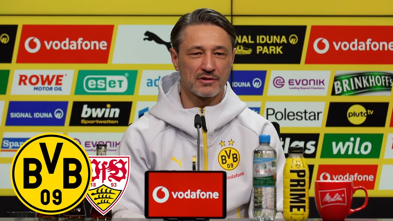 "Wir wollen oben überwintern" | PK mit Niko Kovac | BVB - VfB Stuttgart