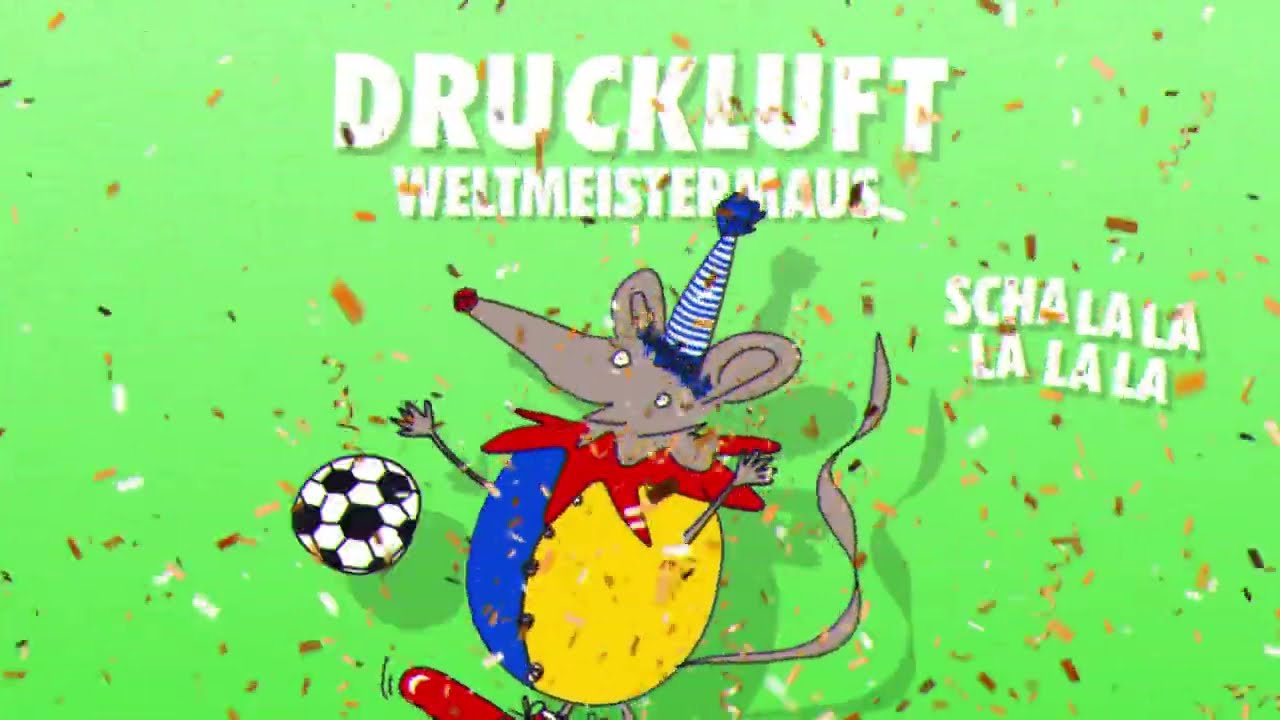 DRUCKLUFT - Karnevalsmaus (Weltmeistermaus) (Offizielles Lyric Video)