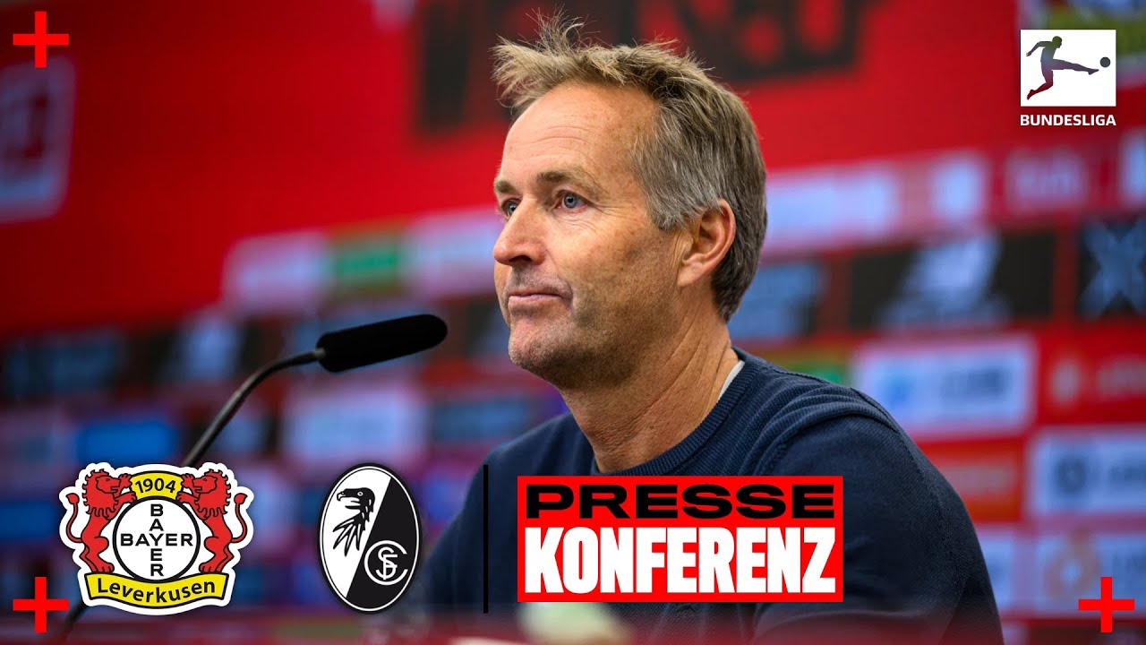 Pressekonferenz mit Kasper Hjulmand vor Bayer 04 Leverkusen 🆚 SC Freiburg | Bundesliga, 8. Spieltag