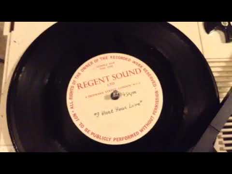 David Bowie & The Lower Third "I Want Your Love" 1965 UK Unreleased Demo Acetate Mod Freakbeat Fuzz