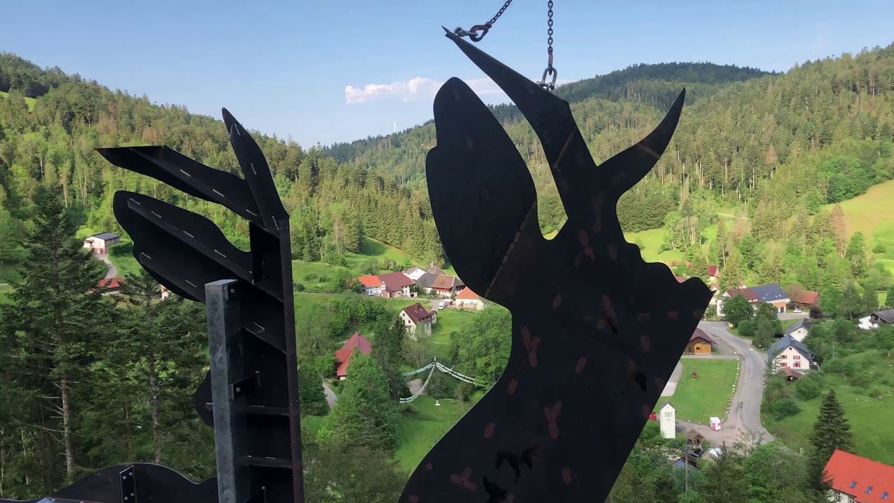 Stahlhirsch auf dem Rappenfelsen: Das neue Wahrzeichen von Todtmoos