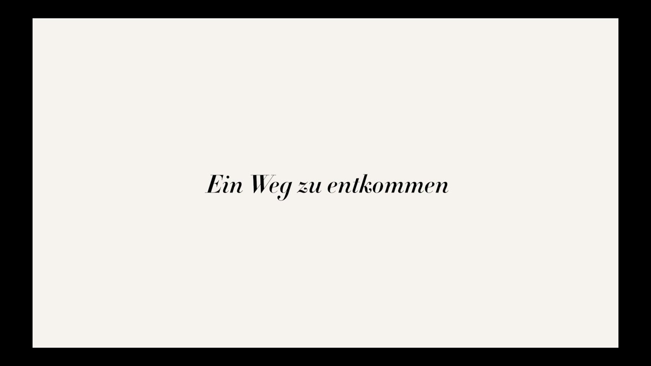 Moses Pelham - Ein Weg zu entkommen (Official 3pTV)