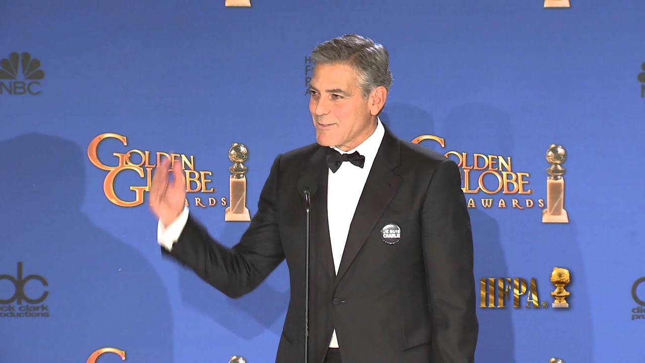 George Clooney - Pressroom - Golden Globes 2015