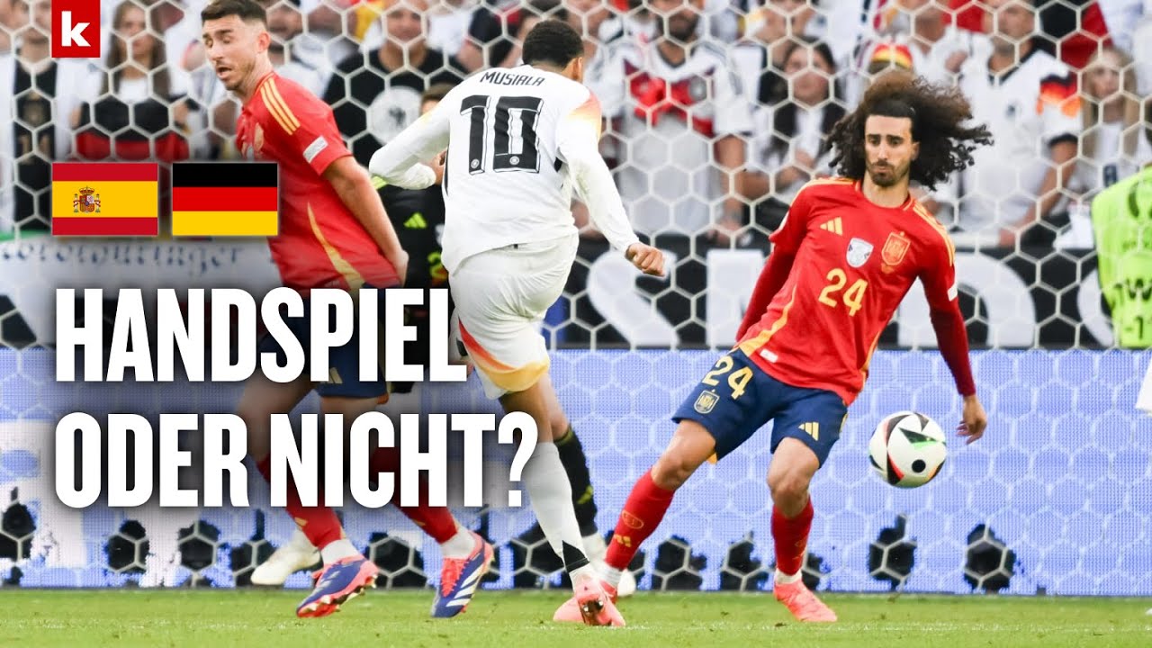 Cucurella über mögliches Handspiel: "Am Ende sind es die Schiedsrichter, die entscheiden" I EM 2024
