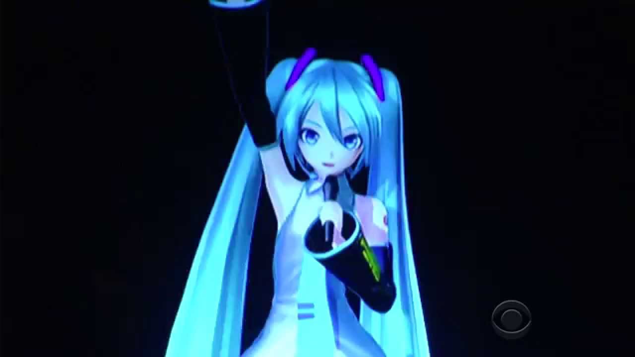 Hatsune Miku  Sharing The World - David Letterman 2014 10 08
