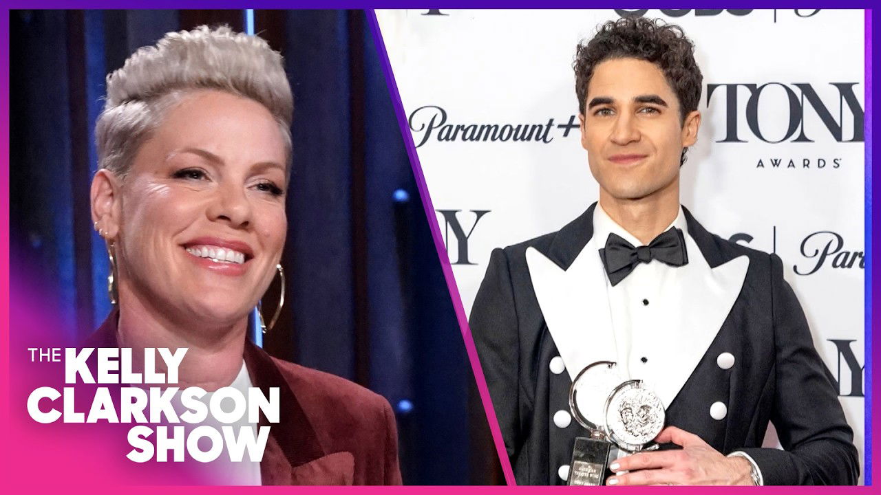 P!nk Was Jumping Up & Down At Darren Criss Tony Win