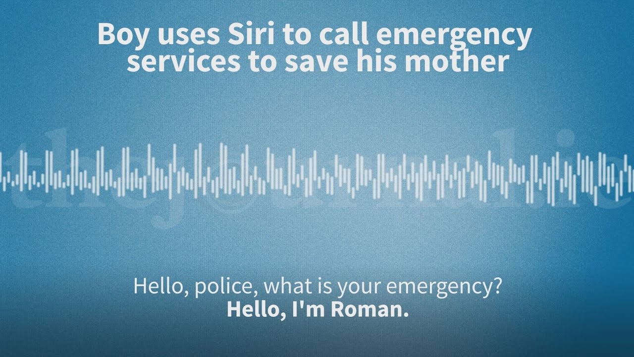 Boy uses Siri to call 999 and save his mother