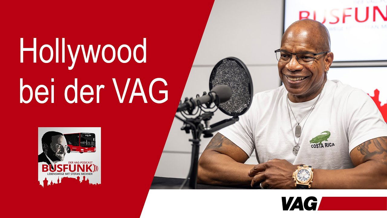 Hollywood bei der VAG: Wie Schauspieler Ken Thomas Busfahrer bei der VAG wurde