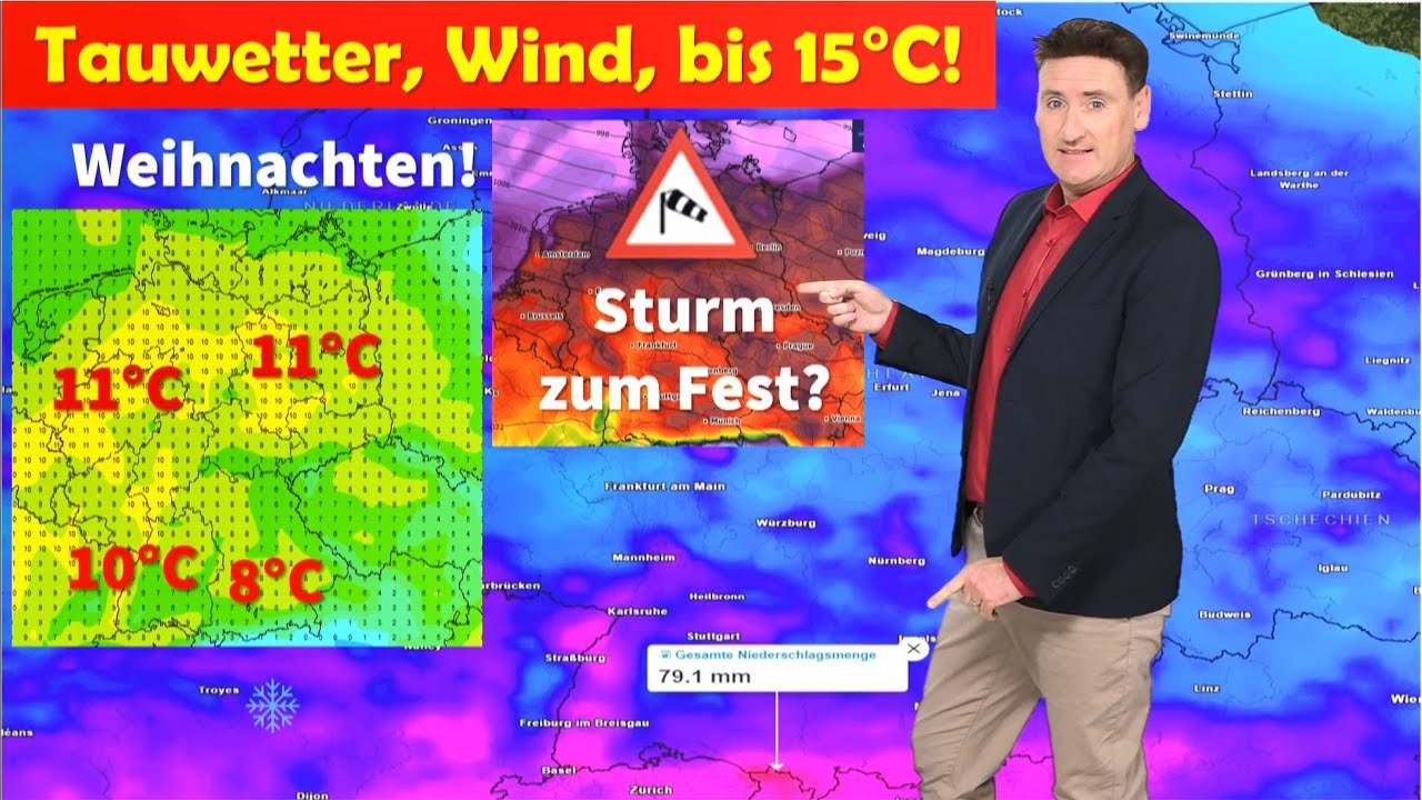 Mildes Dezember-Comeback: NOAA-Trend bestätigt? Zunehmend Sturmgefahr und Warmluft zu Weihnachten!