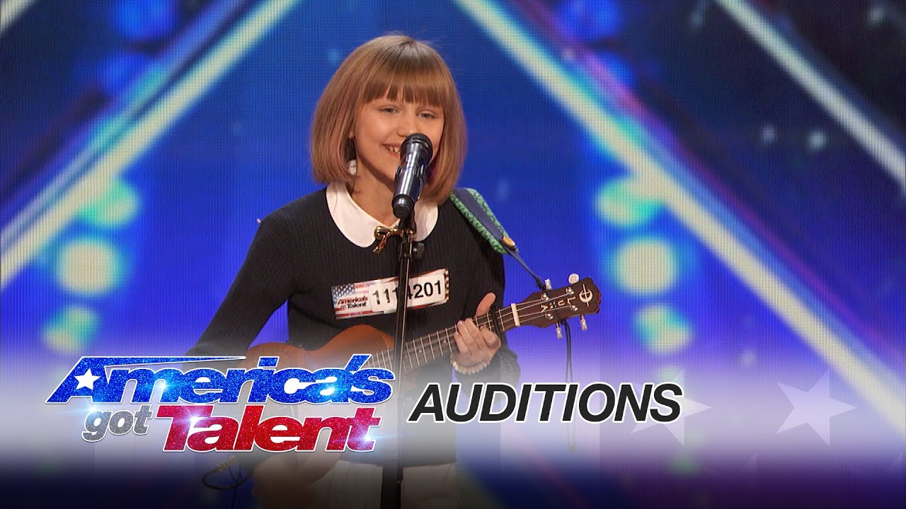 Grace VanderWaal: 12-Year-Old Ukulele Player Gets Golden Buzzer - America's Got Talent 2016