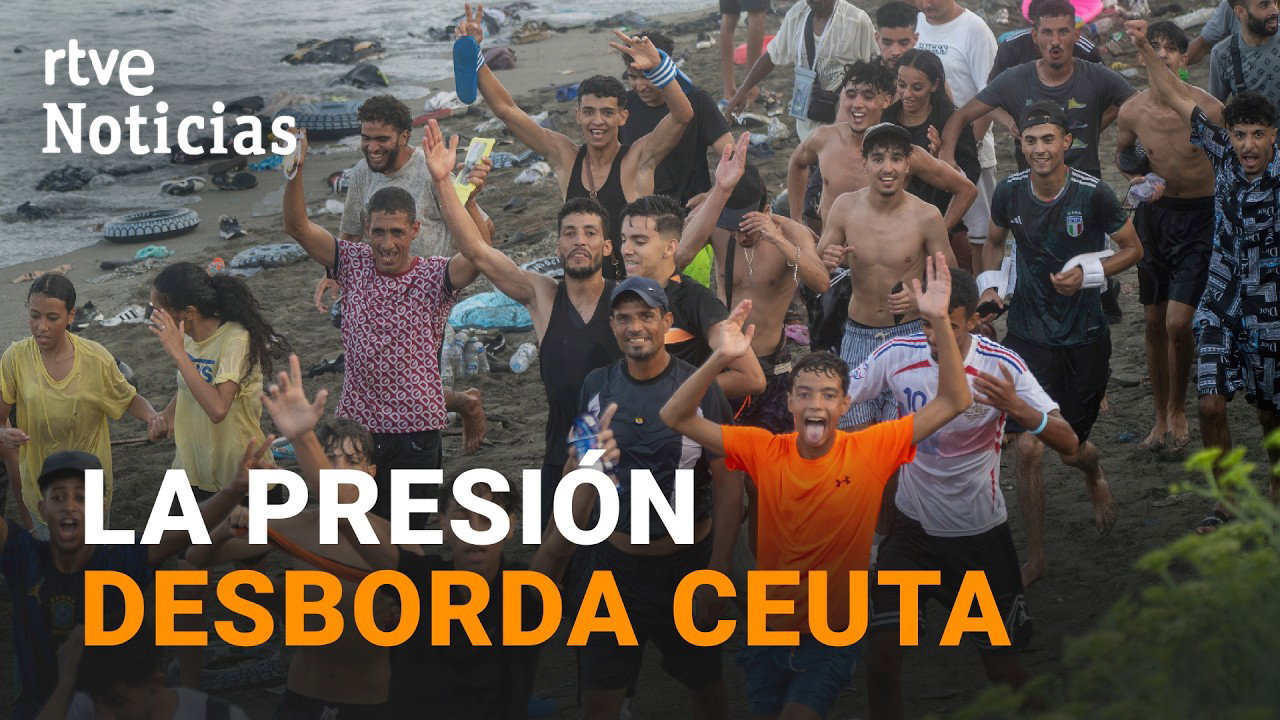 La crisis migratoria deja 19 muertos en Ceuta mientras continúan las entradas por el Tarajal | RTVE