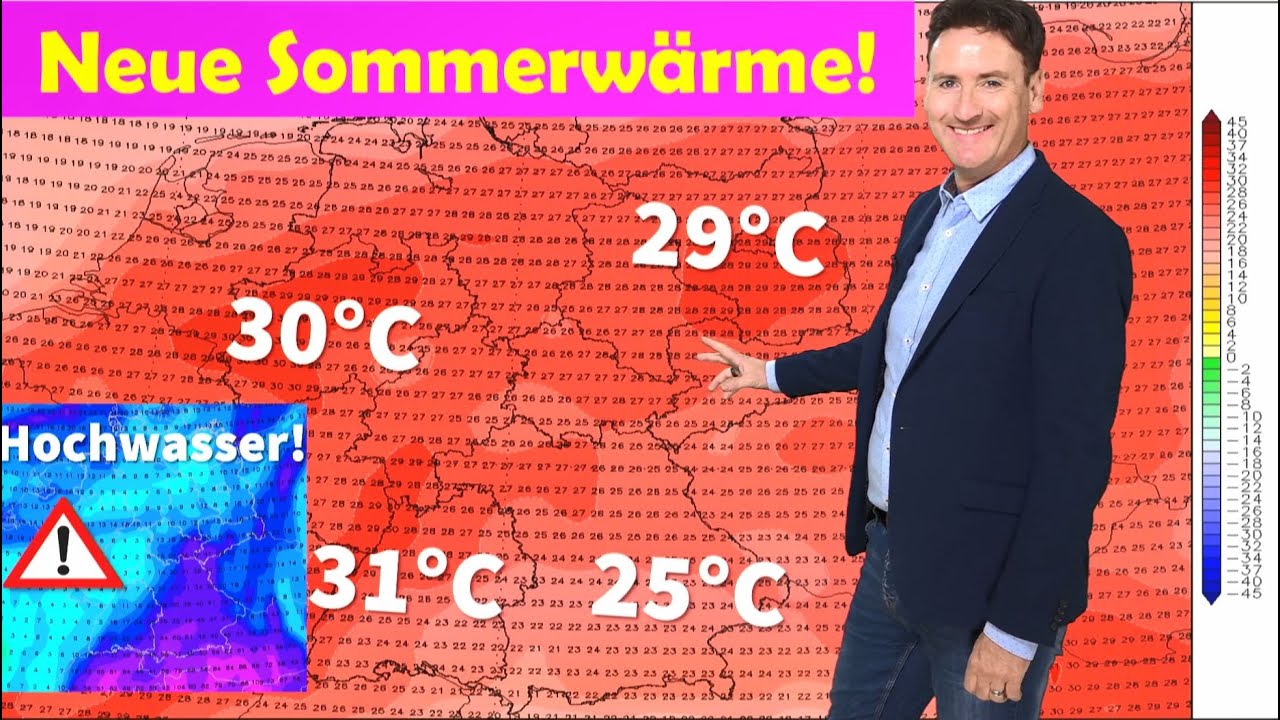 Unwetterwarnung: Hochwasser im Süden! Zum Wochenende wieder 30 °C möglich! Der Sommer kommt zurück!