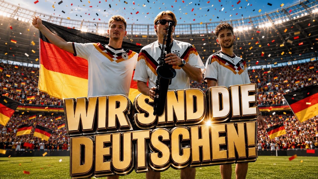 WIR SIND DIE DEUTSCHEN - Luca-Dante Spadafora, Julian Sommer, André Schnura [Musikvideo 4K]